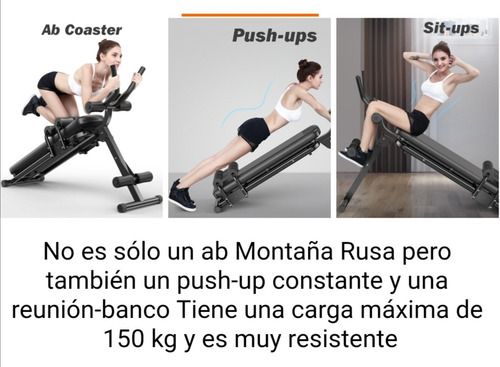 Ab Multifuncional Abdomen Cintura Brazos Pierna Plegable
