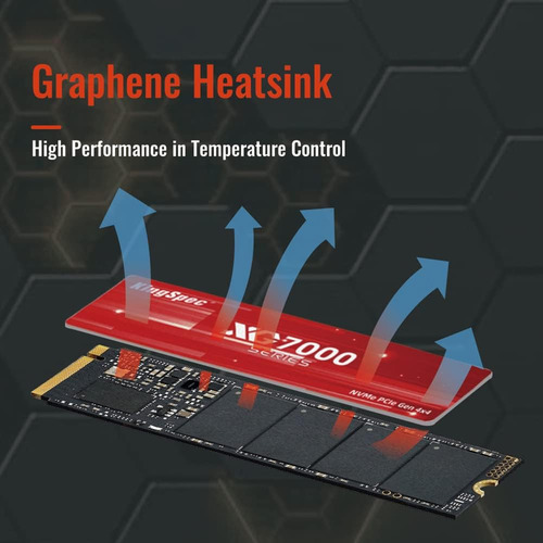 Kingspec Xg7000 512gb Nvme Ssd M.2 Pcie Gen4 M.2 2280 Int...