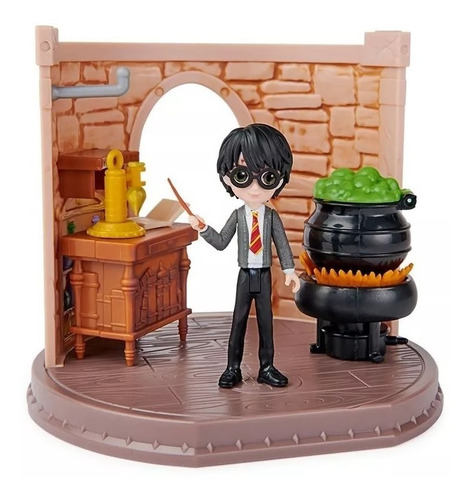 Muñeco Harry Potter Classroom Magical Minis Con Accesorios