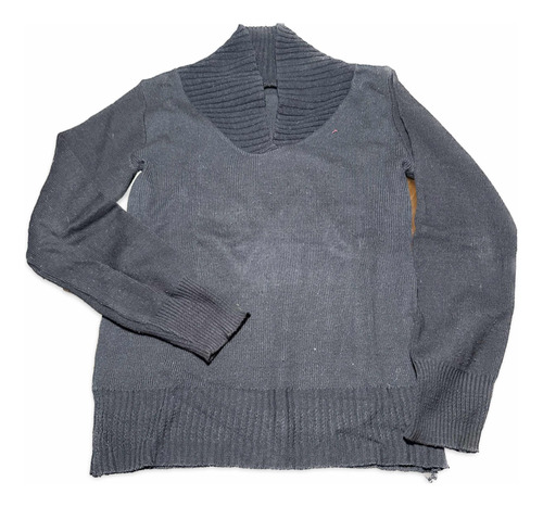 Sweater Pulover Negro Unisex Talle S