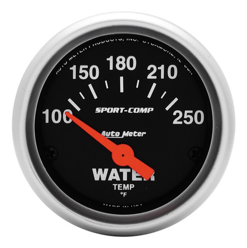 Auto Meter 3337 Sport-comp Medidor De Temperatura De Agua El