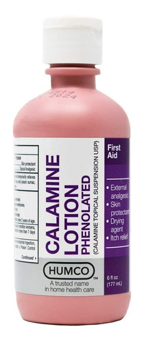 Humco - 40796001 Humco Calamine Lotion, 6 Fl Oz