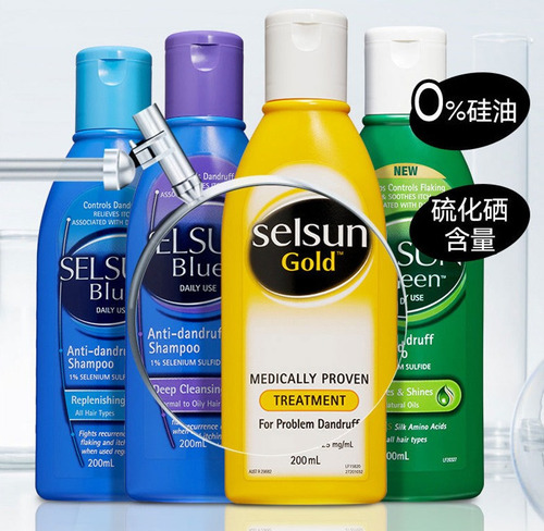 Gh Champú Selsun Par Gold Con Aminoácidos Y Sulfuro Selenio