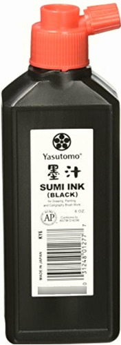 Yasutomo, Tinta Negra Ky6 Sumi, 6 Onzas