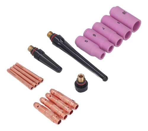 Kit De Accesorios De Soldadura Tig De 16 Piezas De Antorcha