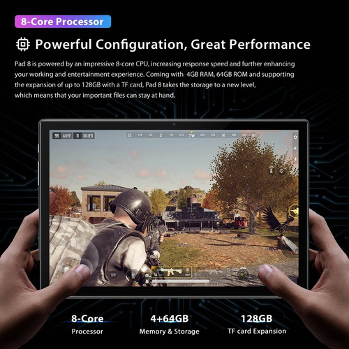 Blackview Oscal Pad 8, 10.1 Pulgadas, 4 Gb+64 Gb Android 11