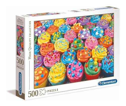 Cupcakes De Colores Panques Rompecabezas 500 Pz Clementoni