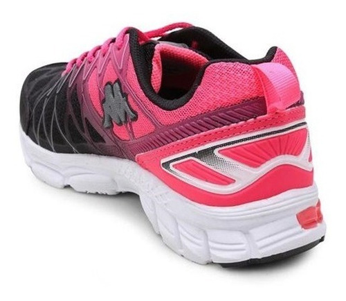 Tênis Feminino Kappa Impact Rosa Com Preto
