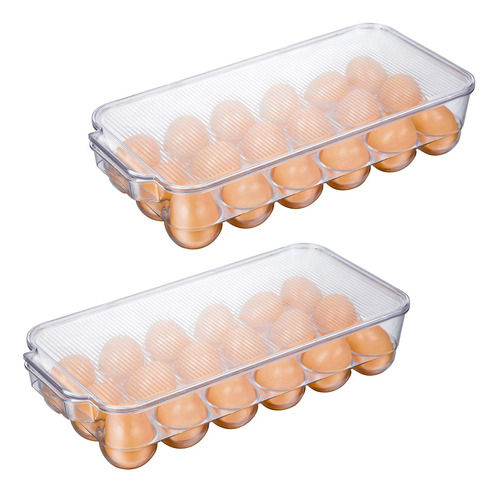 Soporte Apilable De Plástico Huevos Refrigerador  Band...