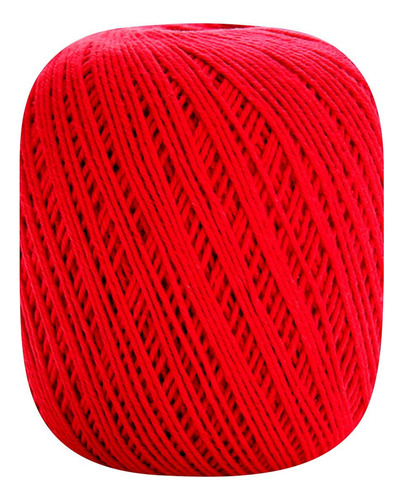 Barbante Barroco Maxcolor 6 Fios 200gr Linha Crochê Colorida Cor Vermelho Círculo-3402