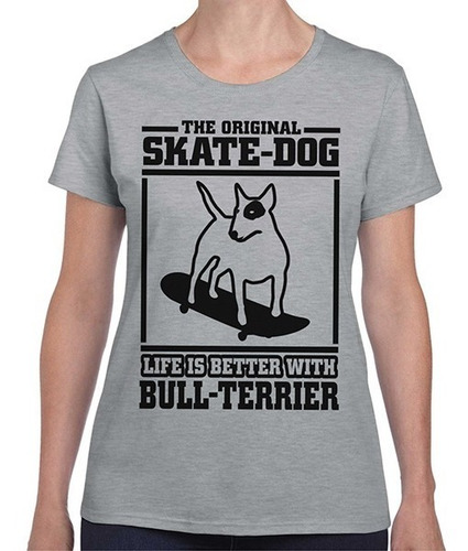 Remeras Mujer Bull Terrier Hf ® Dog Thinker Pack X 12