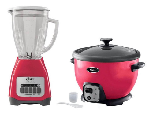 Combo Oster Licuadora 550w + Arrocera 1.8 Lt Con Sofrito