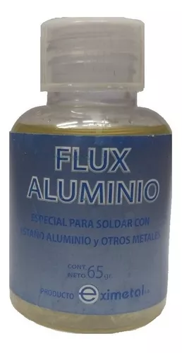 Eximetal Flux Aluminio 65gr Para Soldar Con Estaño Aluminio