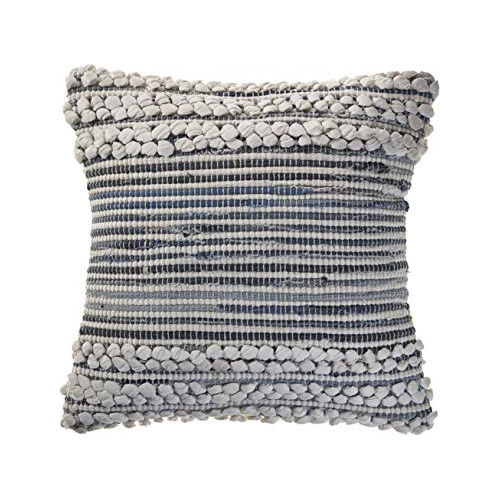 - Lr07435-bloiipl Bold Textured Navy Throw Pillow Area ...