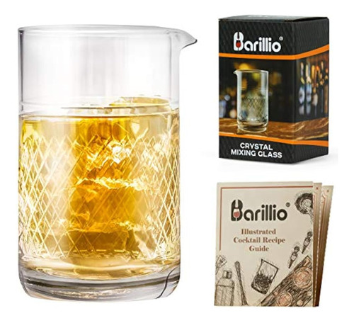 Barillio 20 Oz Crystal Cocktail Mixing Glass Set | Jarra Mez