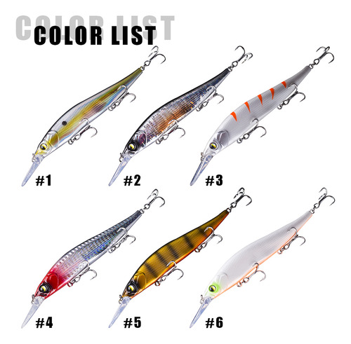 Jerkbaits Para Lubina: Señuelo Mediano Para Peces Pequeños,
