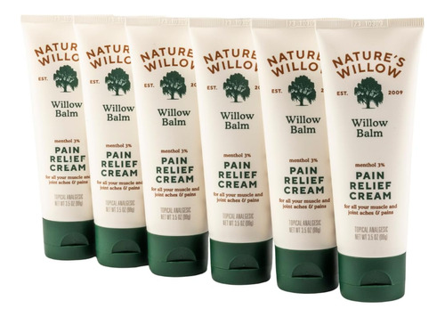 Nature's Willow Crema Natural De Alivio De Balsamo De Sauce