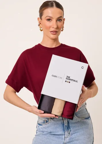 Kit De 3 T-shirts Oversized Intense Cléa Store