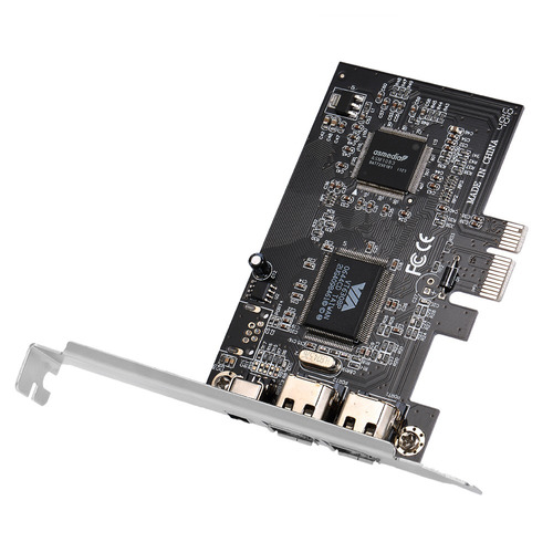 Pci - E 3 Portas 1394a 1394b Cartão Expansão Firewire