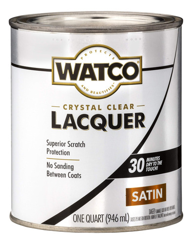 Rust-oleum Watco Barniz De 1 Cuarto De Galon., 63241