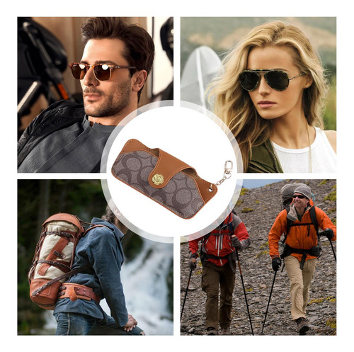 Funda De Cuero Para Gafas Bolsa Suave Para Gafas De Sol Estu