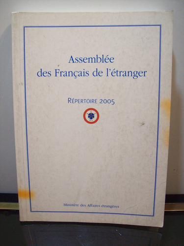Adp Assemblee Des Francais De L'etranger Repertoire 2005