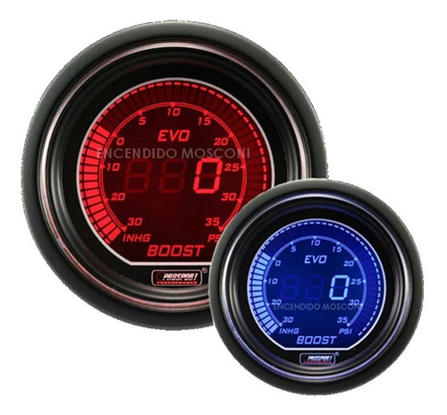 Reloj Presión De Turbo Electrónico 52mm Evo Prosport