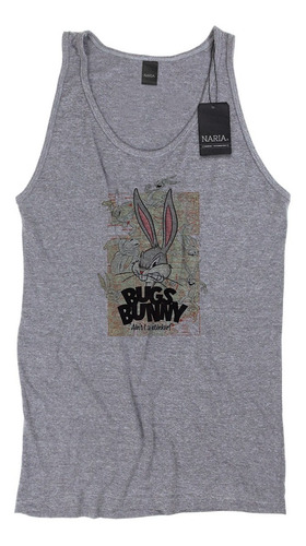 Musculosa Hombre Bugs Bunny Dibujo Art Logo - Psbu10
