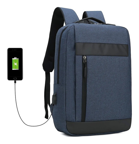 Mochila Unisex Segura Impermeable Porta Notebook Usb