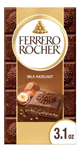 Chocolate Ferrero Rocher Milk Hazelnut 90g.