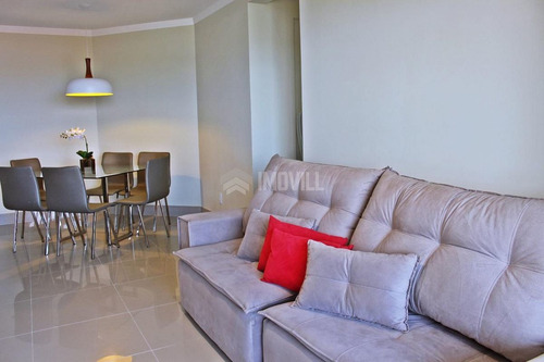 Imagem 7 de 15 de Apartamento Mobiliado Com Vista Mar Na Praia De Quatro Ilhas Com 03 Dormitórios Sendo 01 Suíte E 02 Vagas De Garagem. - 3609_1