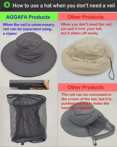 Gorra Mosquitera Aggafa, Upf 50+, La Mejor
