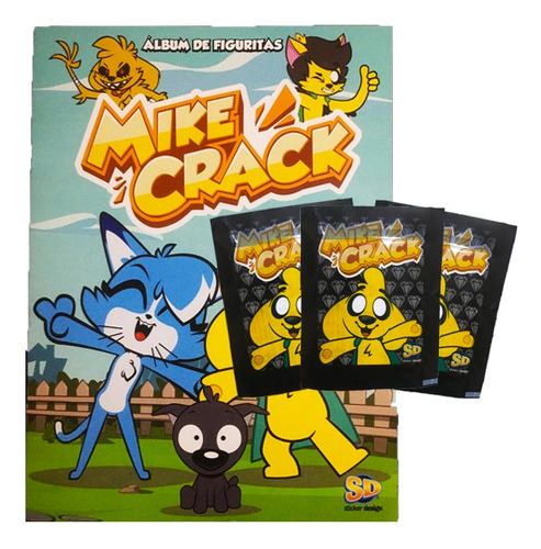 Figuritas Mikecrack - Album + 10 Sobres