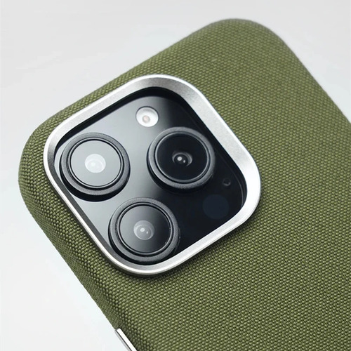 Capa De Celular Em Tecido De Linho E Nylon Para iPhone Magsa