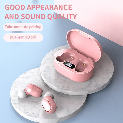 Fone De Ouvido Bluetooth Sem Fio Microfone Intra-auricular