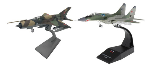 2x 1:72 Escala Mig-21 Mig-29 Modelo De Avión Avión