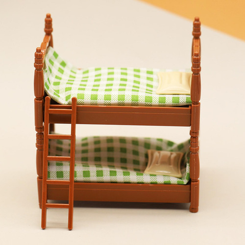 Casa De Muñecas Litera Cama Con Dosel Cama De Dos Pisos