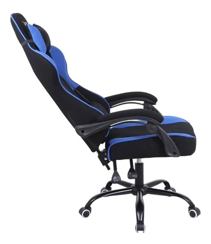 Imagen 4 de 8 de Silla de escritorio Xzeal XZ20 gamer ergonómica negra y azul