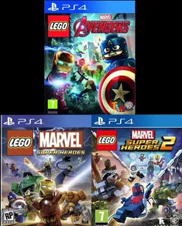 Lego Marvel Avengers + Lego Super Heroes 1 &2 ~ Ps4 Español
