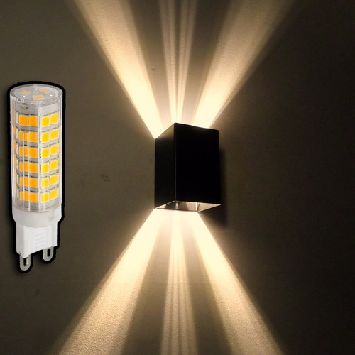 Difusor Pared Interior 9 Efectos Regulables Led 12w Pack X6u