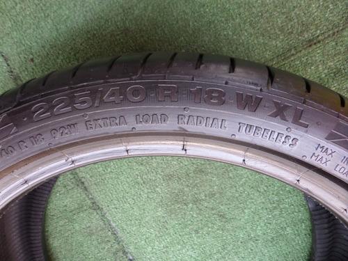 Llanta 225 40 18 Continental Sport Contact 5 Runflat Mf 501 (Usado)
