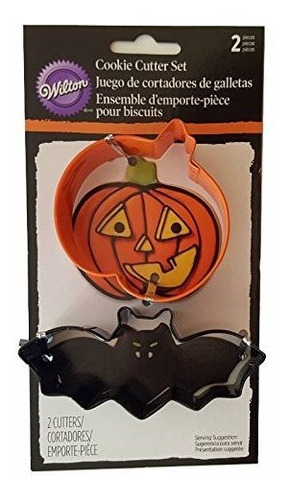 Cortador Galleta 2 Repuesto Diseño Murcielago Calabaza