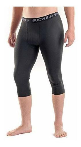 Bucwild Sports 3/4 Pantalones De Compresion De Baloncesto M