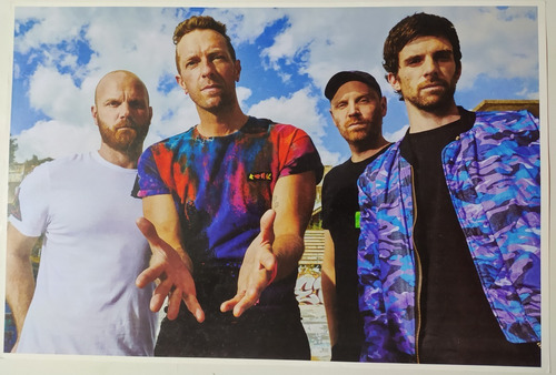 Poster Lamina Coldplay Grupo Laser Rock