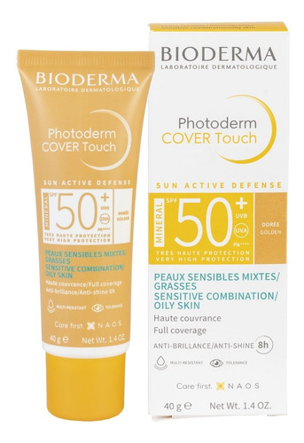 Photoderm Cover Touch Tono Dorado Spf 50+  40ml Bioderma 