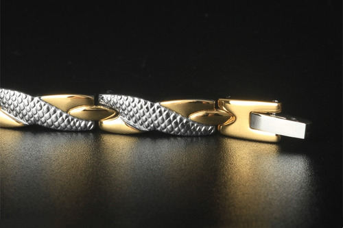 Pulsera De Titanio Magnética Ajustabl Reducción Del Dolor