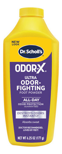 Dr Scholl´s Polvo Para Mal Olor Ultra Fuerte Odor-x X177g 