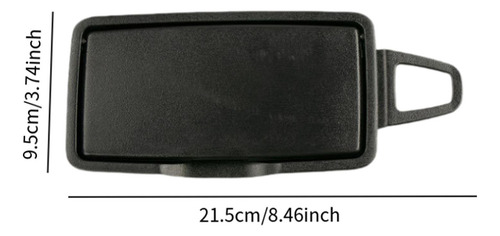Cubierta Del Espejo De Cortesía Para Izquierda Negra