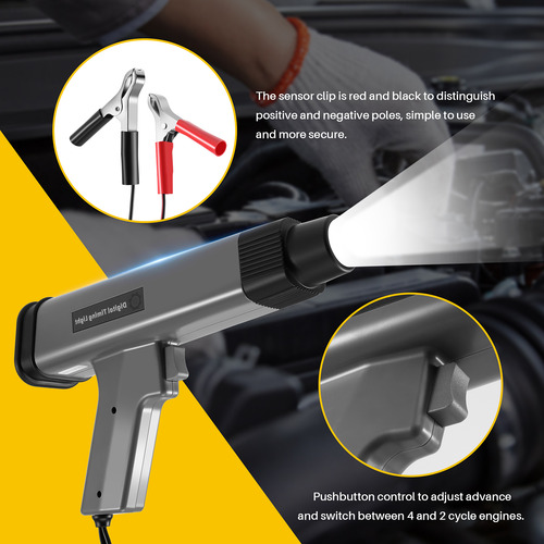 Luz Digital De Sincronización De Motor De Coche De 12 V Con
