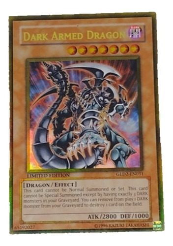 Dark Armed Dragon Gold Yugioh